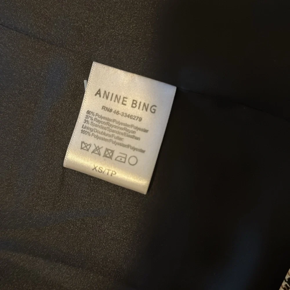 Anine Bing Brown Checkered Blazer - Picture 9 of 11